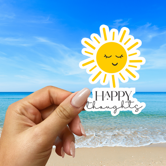 Happy thoughts Sunshine Cute Sticker