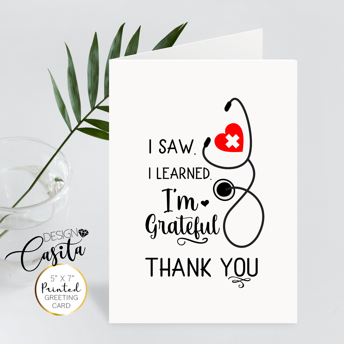 Preceptor Clinical Instructor Stethoscope Medical Appreciation Greeting Card